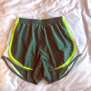 Nike Athletic Shorts - Green and Neon